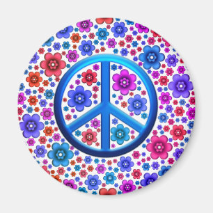 Íman Sinal de paz do Hippie