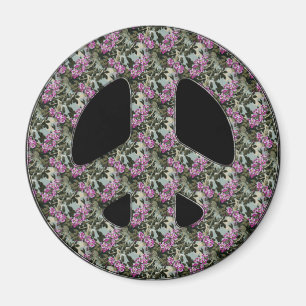 ÍMAN SINAL DE PAZ FLORAL