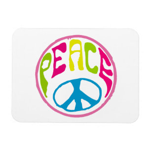 Íman Sinal de Paz Hippie