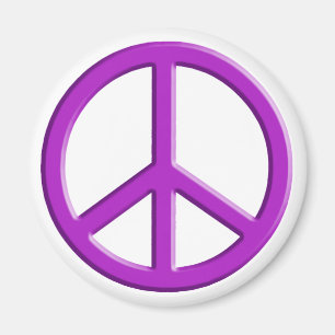 Íman Sinal de paz lavanda