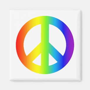 Íman Sinal de Paz/Magneta Quadrada