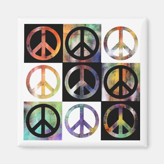 Íman Sinal de Paz Mosaico (Frente)