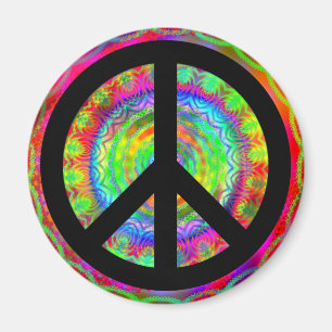 Íman Sinal de Paz Preto Funky