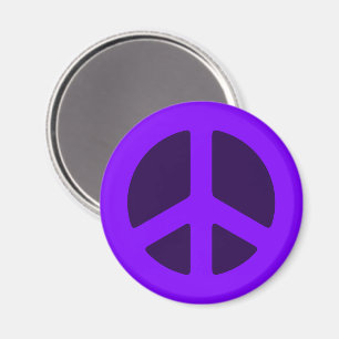 Íman Sinal de paz roxo