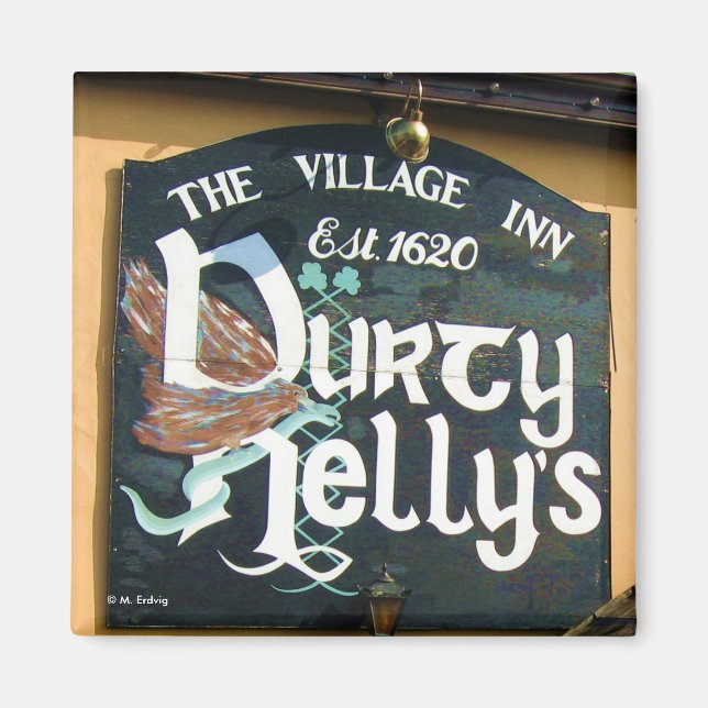 Íman Sinal de 'Pub' Magnet' de Durty Nelly (Frente)