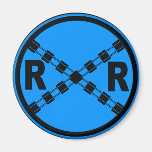 Íman Sinal de rua do tráfego de estrada de ferro