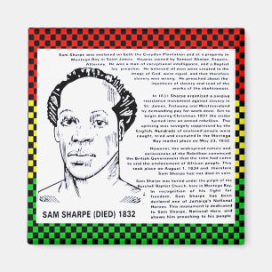 Íman Sinal de Sam Sharpe na Baía de Montego