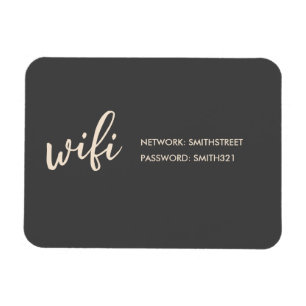 Íman Sinal de Senha WIFI