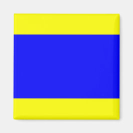 Íman Sinal de Sinalizador Náutico - Letra D (Delta)