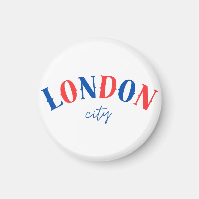 Íman Sinal de tipografia de Londres 1 (Frente)