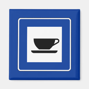 Íman Sinal de Trânsito Café
