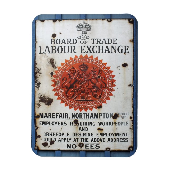 ÍMAN  SINAL DE VINTAGEM (Vertical)