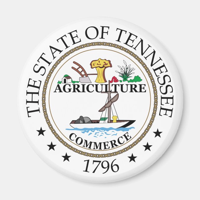 Íman Sinal do Tennessee (Frente)