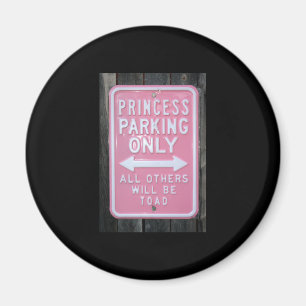 Íman Sinal engraçado da princesa Estacionamento Soment