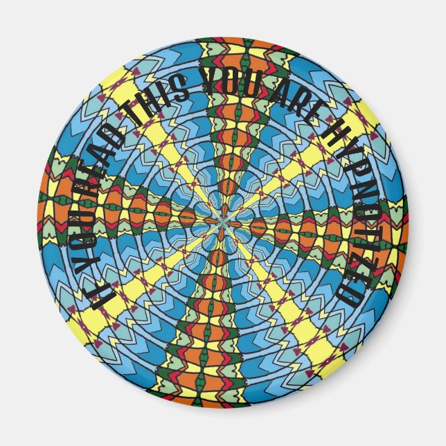 Íman Sinal Hex Neerlandês Primavera Verde e Azul (Frente)