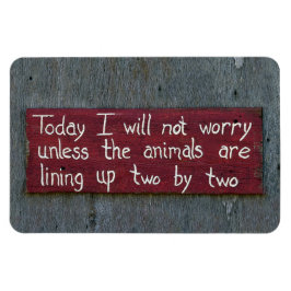 Íman Sinal "Hoje Não Me Preocuparei"