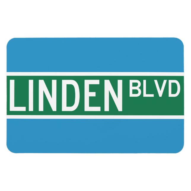 Íman Sinal Linden Boulevard (Horizontal)