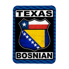 Íman Sinal Magnet Americano do Texas Bósnio