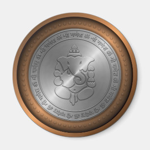 Íman Sinal metálico de Emossed Ganesha