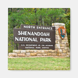 Íman Sinal norte da entrada do parque nacional de