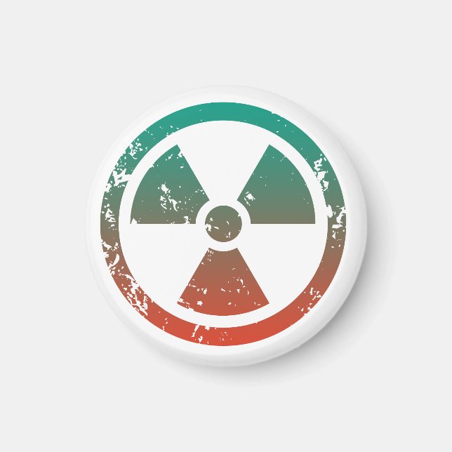 Íman Sinal radioativo nuclear (Frente)