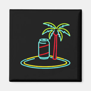 Íman sinal retro de cerveja vintage dos anos 80 estilo