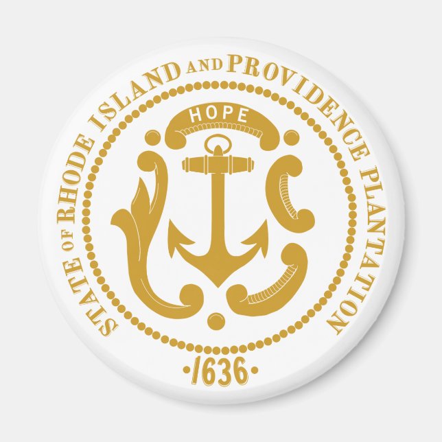 Íman Sinal Rhode Island (Frente)