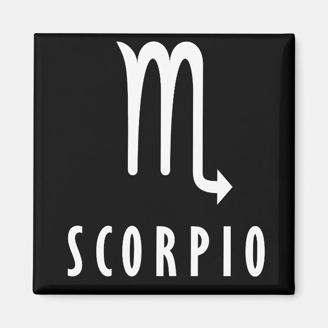 Íman Sinal Scorpio zodiac (Frente)