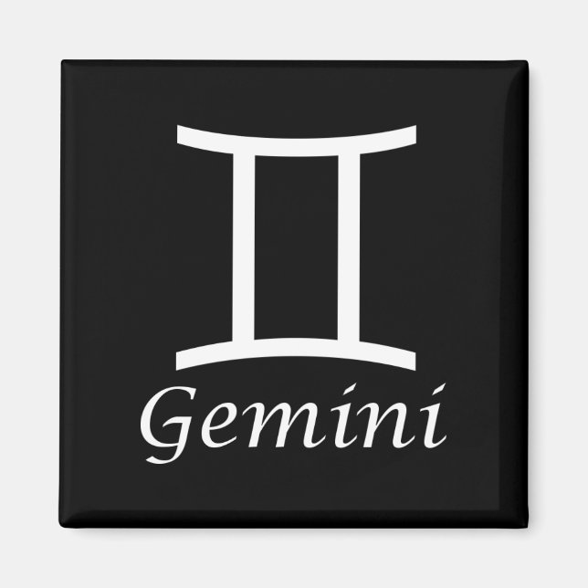 Íman Sinal Zodiac "Gemini" (Frente)
