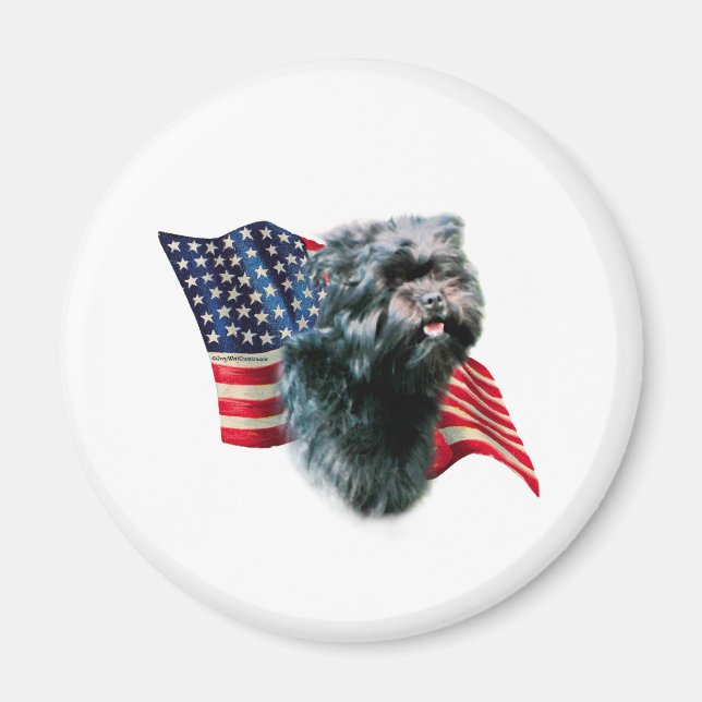 Íman Sinalizador Affenpinscher (Frente)