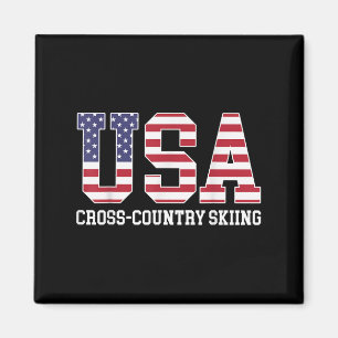 Íman Sinalizador Americano Skier - Esqui Cruzado dos Es