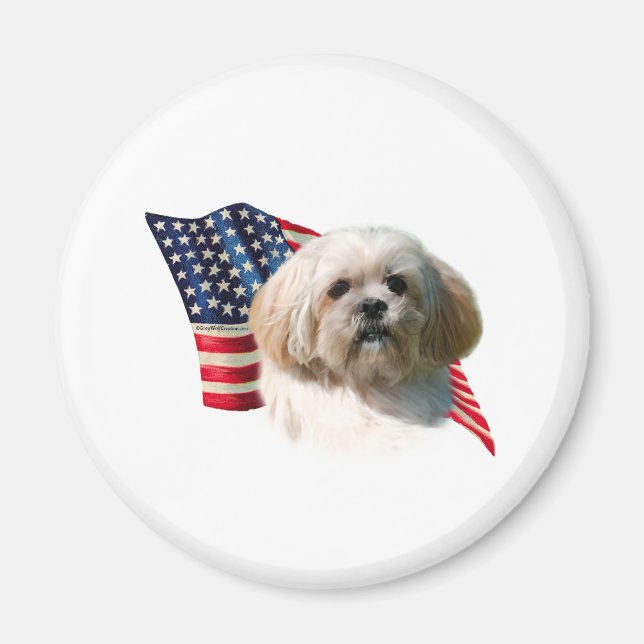 Íman Sinalizador Apso Lhasa (Frente)