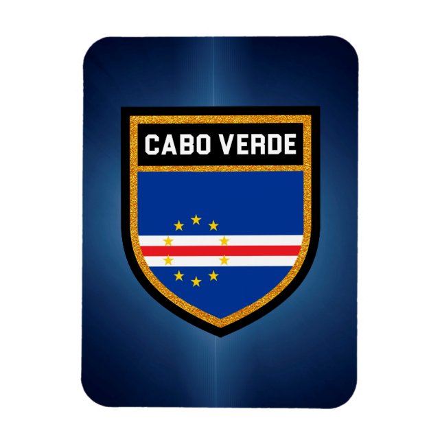 Íman Sinalizador Cabo Verde (Vertical)