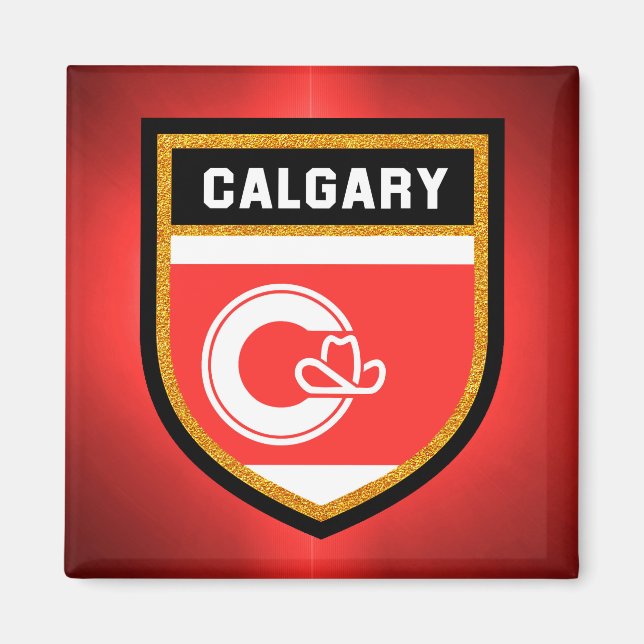 Íman Sinalizador Calgary (Frente)