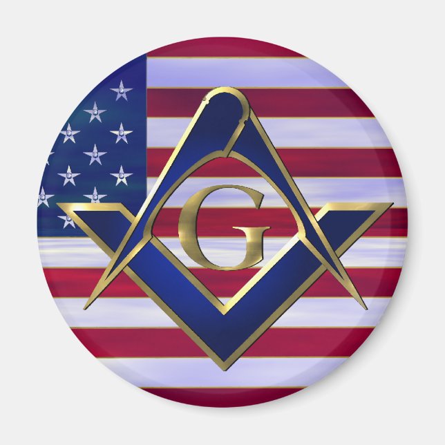 Íman Sinalizador com quadrados e bússolas (Frente)