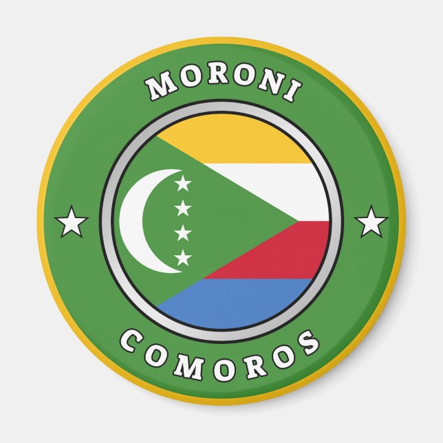 Íman Sinalizador Comores (Frente)