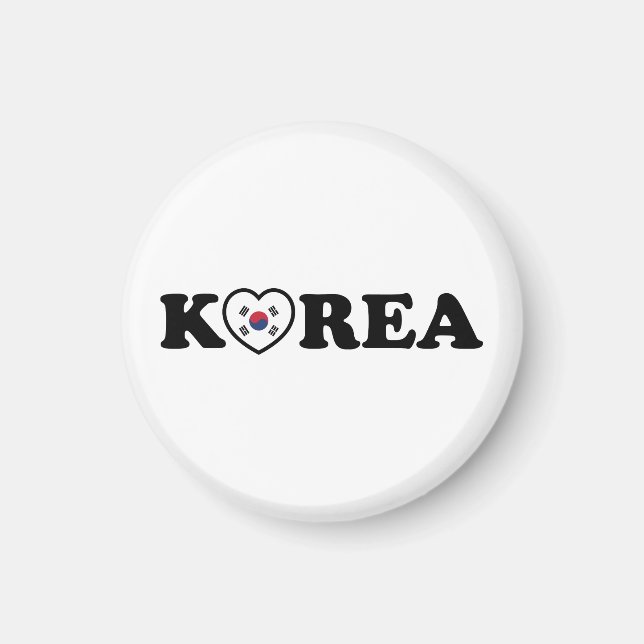 Íman Sinalizador Coração de Amor da Coreia (Frente)