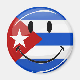 Íman Sinalizador cubano sorridente