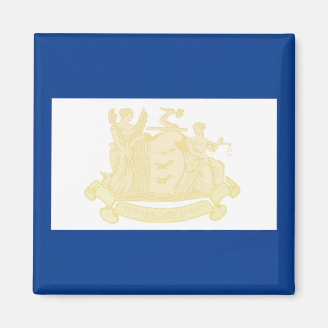 Íman Sinalizador da cidade de Newark (Nova Jersey) (Frente)