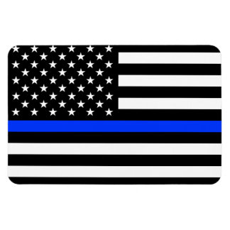 Íman Sinalizador da Polícia de Linha Azul-Fino