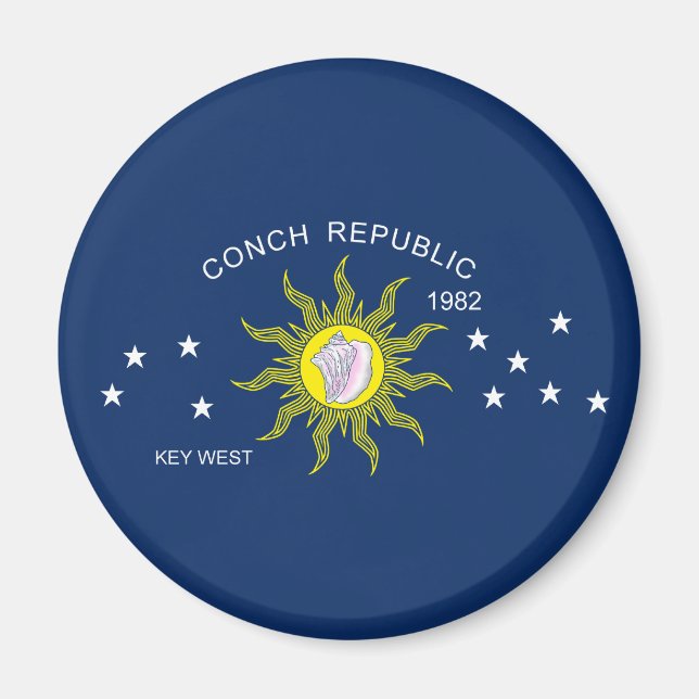 Íman Sinalizador da República de Conch (Frente)