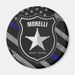 Íman Sinalizador de Agente do Xerife do Agente de Polí