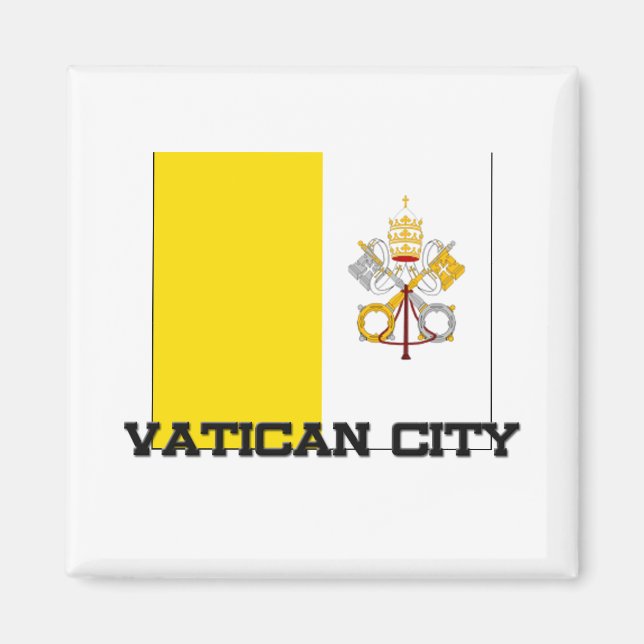 Íman Sinalizador de Cidade do vaticano (Frente)