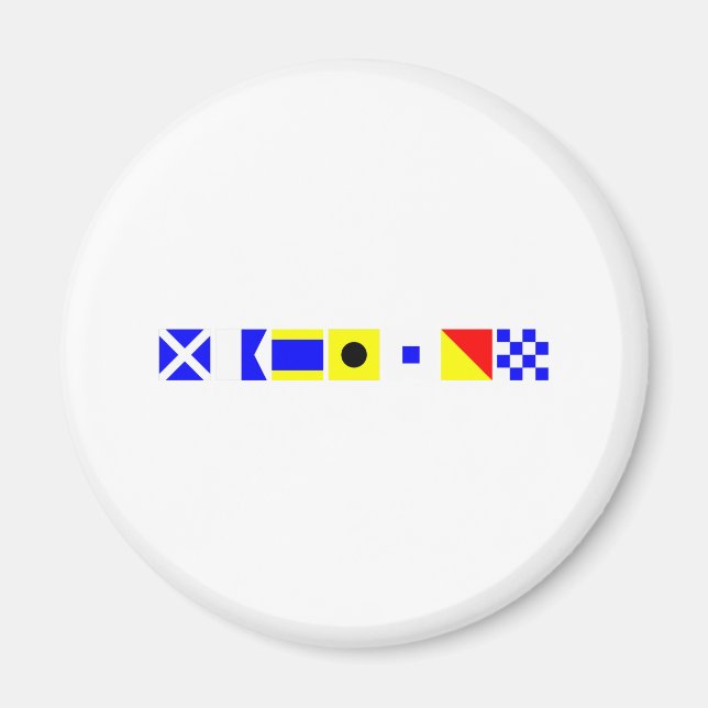Íman Sinalizador de código Madison (Frente)