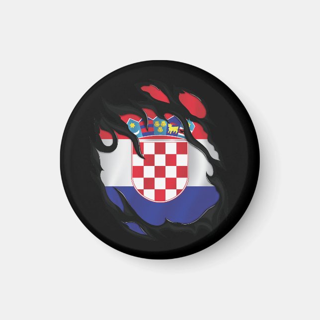 Íman Sinalizador De Êxito Da Croácia (Frente)