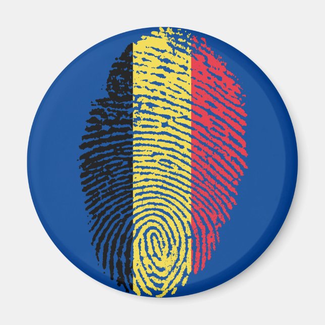 Íman Sinalizador de impressões digitais de toque belga (Frente)