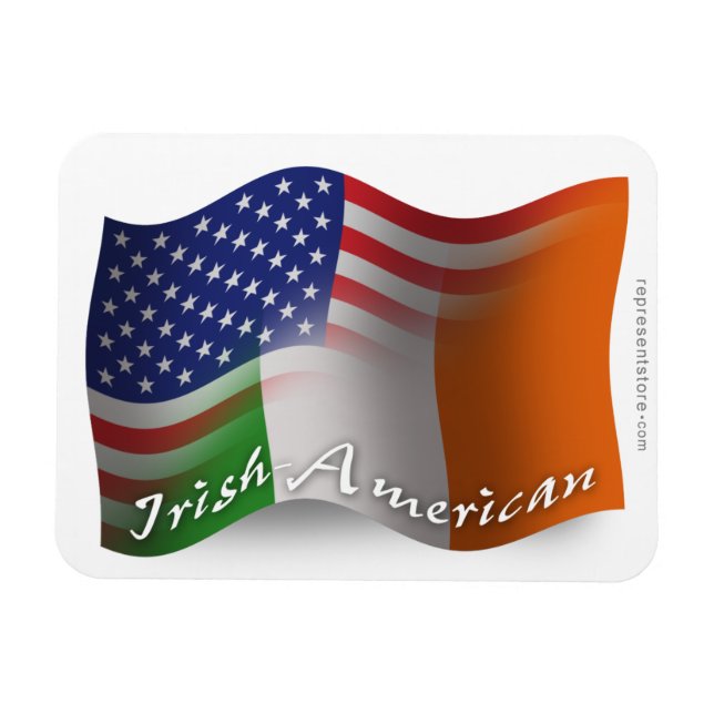 Íman Sinalizador de Onda Irlandês-Americano (Horizontal)
