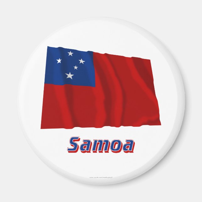 Íman Sinalizador de Onda Samoa com Nome (Frente)