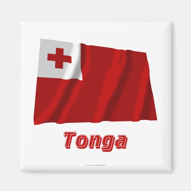 Íman Sinalizador de Onda Tonga com Nome (Frente)