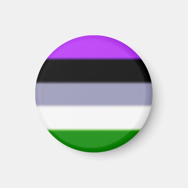 Íman Sinalizador de Orgulho do Genderqueer de Falln (Frente)